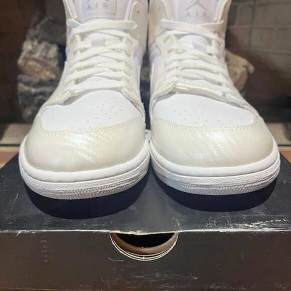 2011 Air Jordan 1 Phat White Wolf Grey main image 5